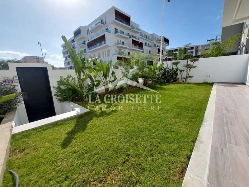 Appartement S+3 avec jardin à la Nouvelle Soukra à Ain Zaghouan 